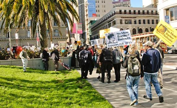 Report From the End the Fed Rally in San Francisco November 22, 2008