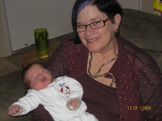 Image of Proud Grandma Janette with Huxley